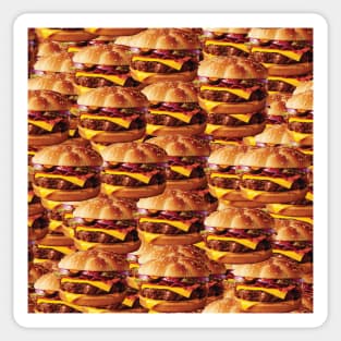 hamboiga woild hamburger world Sticker